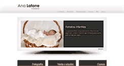 Desktop Screenshot of analatorrefotografia.com